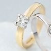 & Colvard 18ct Gold Moissanite Ring