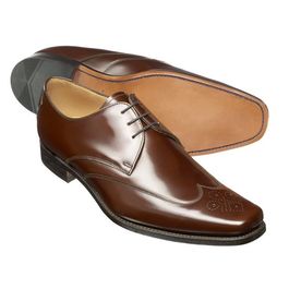 Charles Tyrwhitt Brown Trinity Full Brogue Derby Shoes