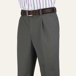 Charles Tyrwhitt Grey Single Pleat Chinos