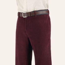 Maroon Corduroy Trousers