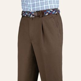 Truffle Single Pleat Chinos