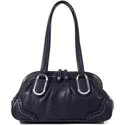 Medium leather shoulder bag