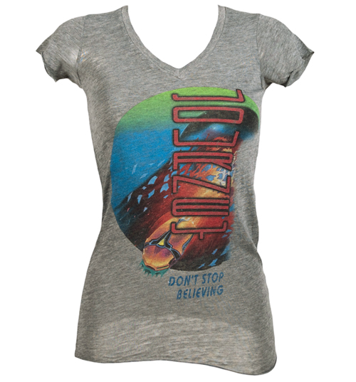 Dont Stop Believing Ladies Journey T-Shirt