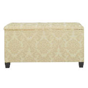 Chatsworth Damask Ottoman, Desert