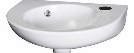 Cheapsuites Bathroom Compact Small Round Ceramic