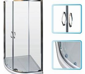 Cheapsuites Quadrant Glass Bathroom Corner