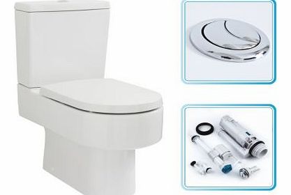 Cheapsuites Sanday Bathroom White Ceramic Toilet