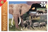 Cheatwell 12803 Wooden Jigsaw Puzzle Elephants