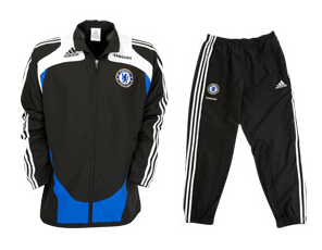 Adidas 08-09 Chelsea Presentation Tracksuit (black)