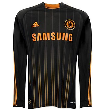 Chelsea Adidas 2010-11 Chelsea Adidas Long Sleeve Away Shirt