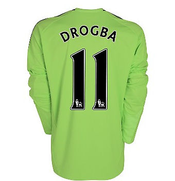 Chelsea Adidas 2010-11 Chelsea Long Sleeve Third Shirt (Drogba