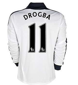 Chelsea Adidas 2011-12 Chelsea Long Sleeve Third Shirt (Drogba