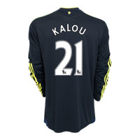 chelsea Away Shirt 2009/10 with Kalou 21