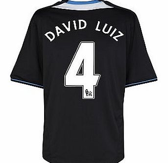 Chelsea Away Shirt Adidas 2011-12 Chelsea Away Football Shirt (David Luiz 4)