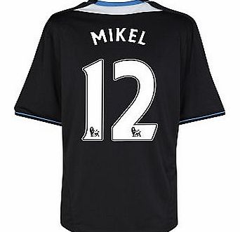 Chelsea Away Shirt Adidas 2011-12 Chelsea Away Football Shirt (Mikel 12)