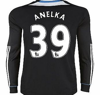 Chelsea Away Shirt Adidas 2011-12 Chelsea L/S Away Shirt (Anelka 39)