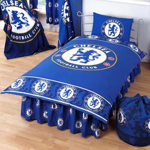 Chelsea Bedding - Border Crest Single Duvet Set