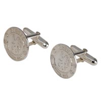 Chelsea Crest Cufflinks - Sterling Silver.