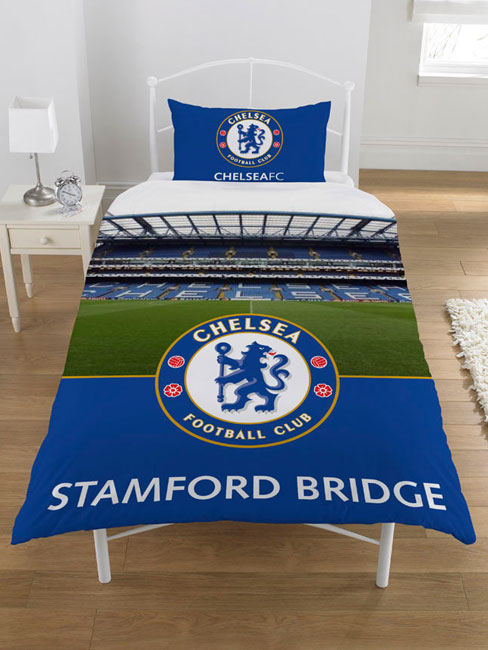 Chelsea FC Stadium Single Duvet Cover and