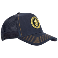 Chelsea Trucker Cap - Navy/Gold.