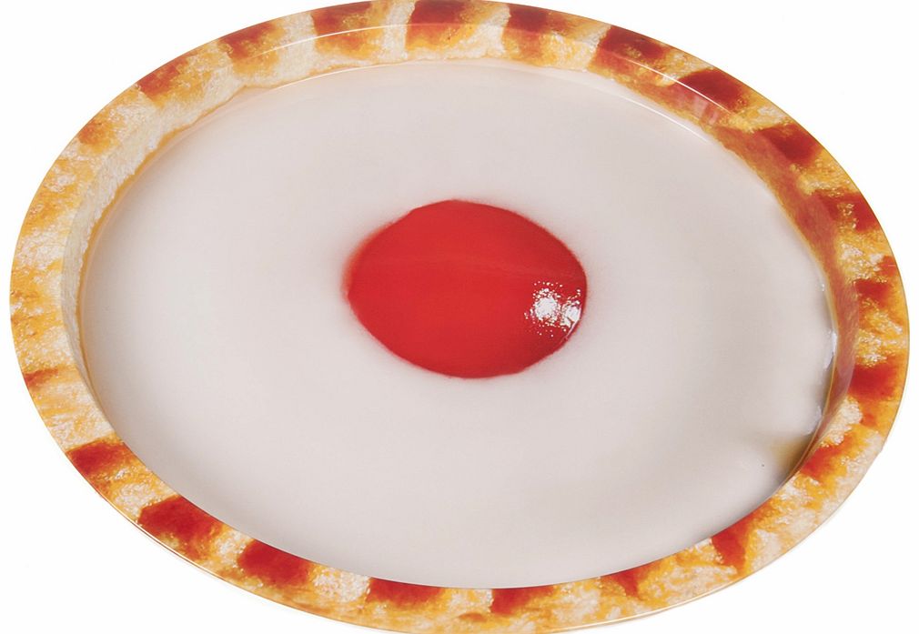 Cherry Bakewell Good Enough To Eat Round Tin Tray