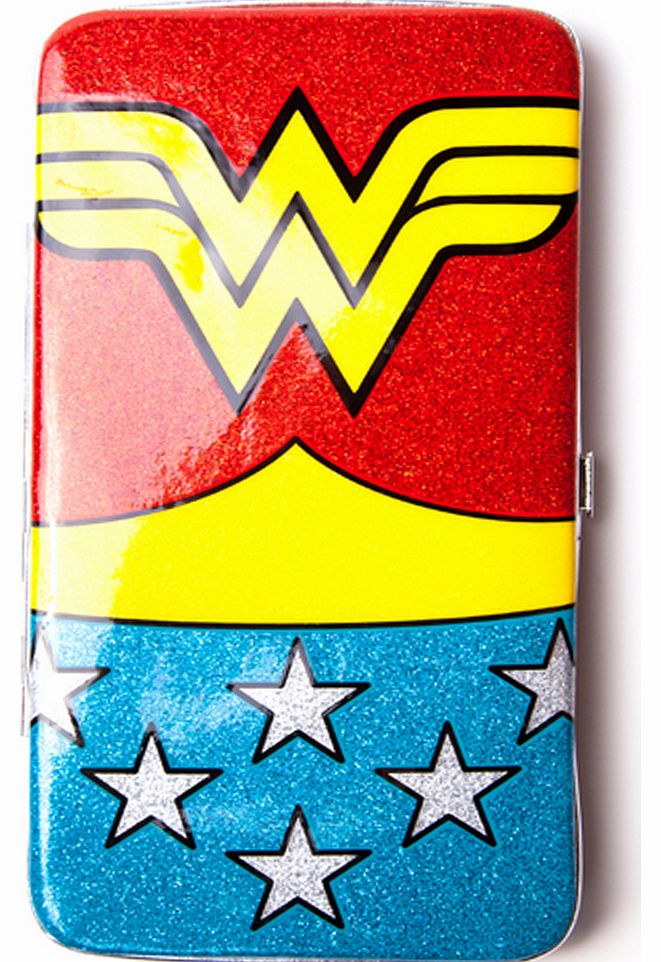 Sparkly Wonder Woman Hinge Wallet