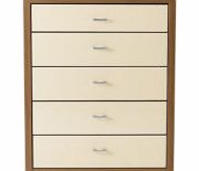 Chest Berkeley Cream 5 Drawer Chest