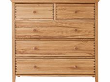 Chest Oklahoma 2 Over 3 Drawer Chest - Oak