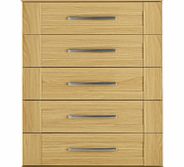 Chest Oslo 5 Drawer Chest - Oak