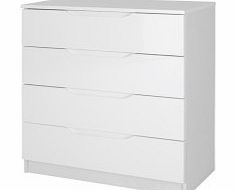 Chest Turin 4 Drawer Chest - White