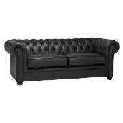 Large Leather Sofa, Black