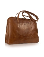 Chiarugi Handmade Brown Genuine Italian Leather Business