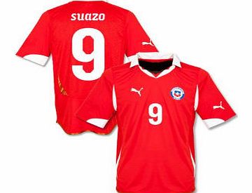 Puma 2011-12 Chile Puma Home Shirt (Suazo 9)