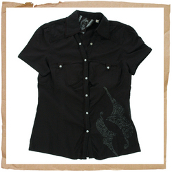 Capped Shirt Black