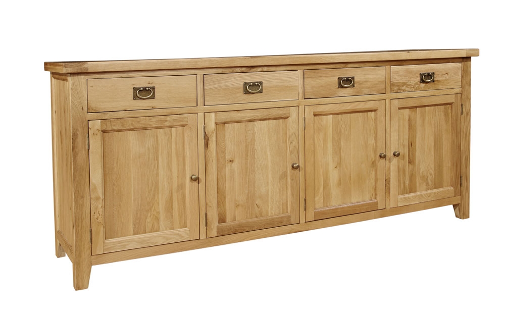 Grand Oak 4 Door Sideboard