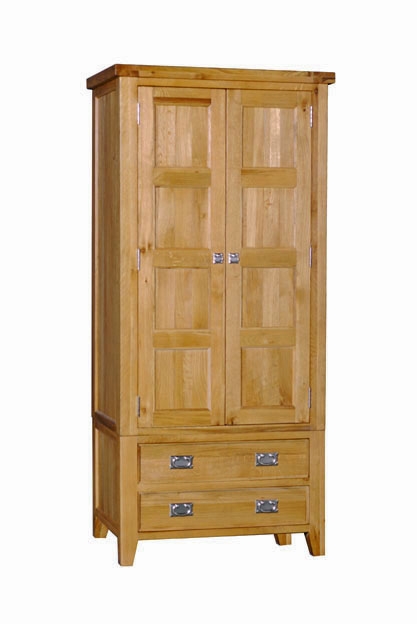 Chiltern Oak Gents Wardrobe