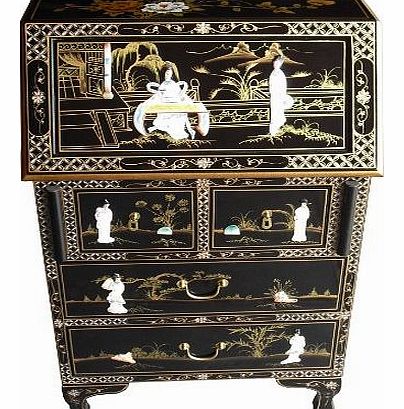 China Warehouse Direct Writing Bureau Desk, Writing Desk, Oriental Chinese Furniture