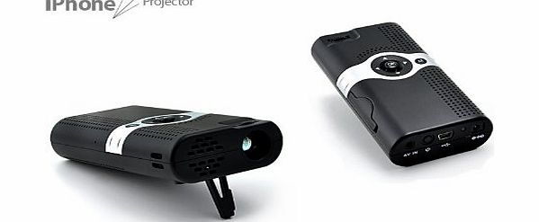 ChinaVasion Mini Projector iPhone 4 3GS SD, AV IN Home Theatre Computer Digital TV Video HD