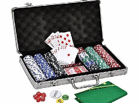 chinkyboo Poker 500 HIGH ROLLER Numbered Poker Chips   Case, Cards, Dice, Dealer Button