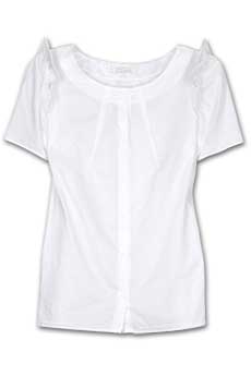 Chloandeacute; Ruffle sleeve blouse
