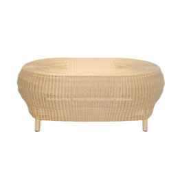 chloe Oval Table - Golden Teak