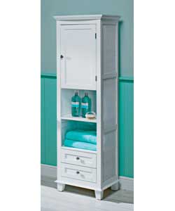 chloe White High Standing Cabinet