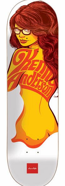 Chocolate Anderson Girls Skateboard Deck - 8.125