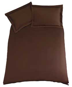 Chocolate Egyptian Cotton Duvet Cover - Double