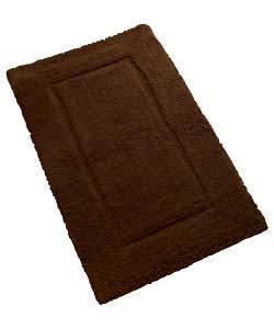 Chocolate Plain Dye 2250 GSM Tufted Bath Mat