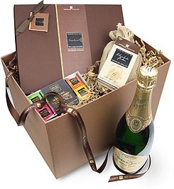 Champagne and chocolate hamper