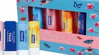 choicefullshop Picar Nivea Lip Treats Lip Balm Set.