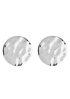 Silver Pendulum Stud Earrings by Chris Lewis CLPS