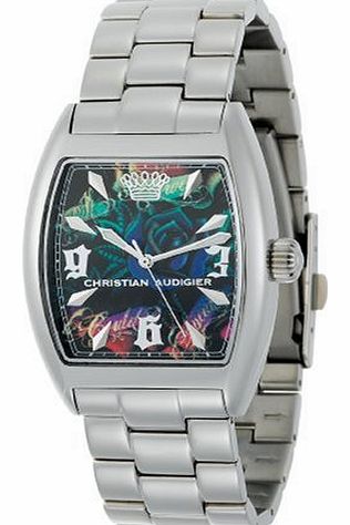 Christian Audigier Sky Garden Watch with Stainless Steel Bracelet Strap Int-308