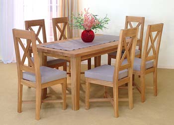 Ardennes Cross Back Dining Set